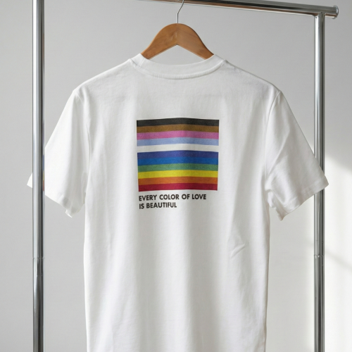 Pride T-Shirt Statement Spruch Progress Flagge