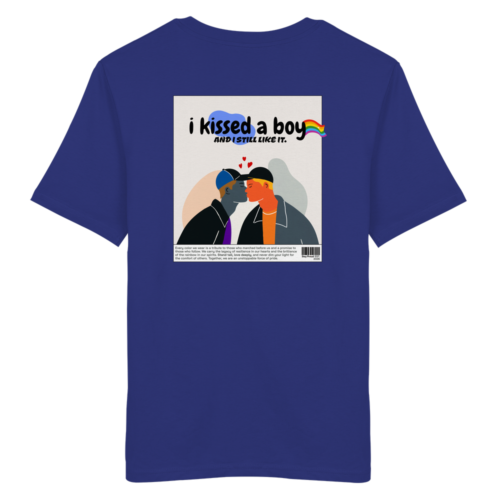 Pride T-Shirt mit Regenbogen- I Kissed A Boy And I Still Like It. – Bild 16