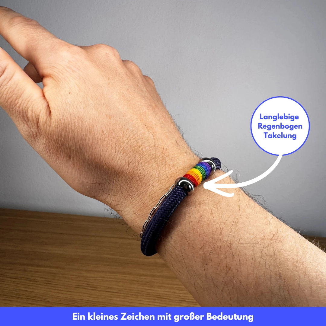 pride-queer-regenbogen-armband-marineblau-segeltau